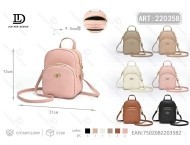 Borsa a tracolla da donna stile Bookbag, in PU morbido, con chiusura a zip, per tutte le stagioni - Product Image 1