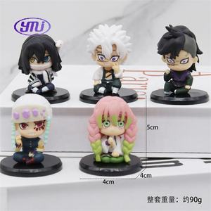 Set de 5 Figuras de Acción Miniatura de Personajes de Anime Japonés, Colección de Modelos de <span class=keywords><strong>Manga</strong></span>, Decoración de Juguetes - Product Image 5