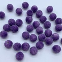 Groothandel 10mm dikke ronde fluwelen kralen 500g voor tassen maken