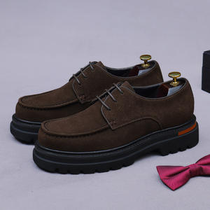 Bottes en cuir rétro à lacets unisexes, fabrication sur mesure, vente en gros, bottes d'automne et d'hiver de haute qualité - Product Image 1