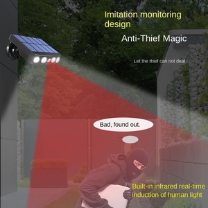 โคมไฟติดผนังพลังงานแสงอาทิตย์กลางแจ้งกันน้ำเหมาะสำหรับสวนสนามหลังบ้านลานประตูโรงรถไฟถนน - Product Image 5