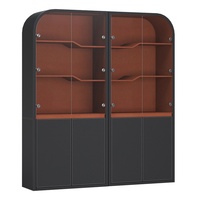 Nouvelle étagère de bureau modulaire en bois, armoire de rangement, bibliothèque, vitrine de bureau