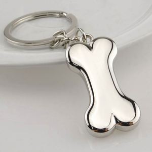 Promotional Dog Bone Charm Keychain Blank Silver Pendant Metal Accessories Fashion Custom logo Dog Bone <b>Key</b> <b>Chain</b> Charm <b>Key</b> Ring - Product Image 6