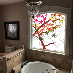 Vitrail décoratif en plomb, design Tiffany, pour porte et fenêtre, éclairage durable 5 mm, style européen, fait main, personnalisé - Product Image 1