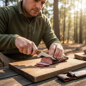 Mini Cuchillo Portátil de Hoja Recta para Caza y Camping, Multifuncional, para Pescar, Comer Carne y Frutas - Product Image 2