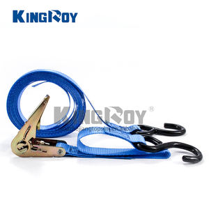 Correa de Amarre KINGROY E Track con Gancho Plano en S de 2 Pulgadas, Cinta de Carga de Poliéster con Certificación CE, Resistencia a la Rotura de 1500 Libras, Mango de Aluminio para - Product Image 5