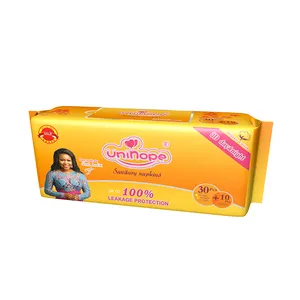 320mm night use Women disposable sanitary pads anti bacteria anion chip sanitary napkins