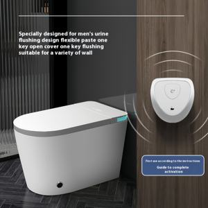 <span class=keywords><strong>Toilette</strong></span> d'hôtel intelligente une pièce WC automatique nettoyeur sans réservoir bol allongé Design intelligent - Product Image 5