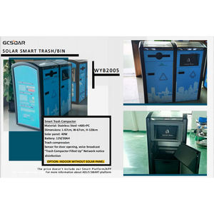 Contenedor de Basura Inteligente con Energía Solar, Apertura con Sensor, Compactación de Residuos y Monitoreo IoT para Ciudades Inteligentes - Product Image 6