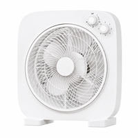 Ventilateur de table 12 pouces blanc avec câble électrique, vente en gros OEM/ODM Guangzhou, Chine