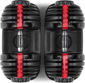Gym Equipment 24kg Adjustable <b>Dumbbell</b> Free Weights Pure Steel-coated <b>Dumbbell</b> Set Combination Anti-Slip Nylon Handle Men - Product Image 2