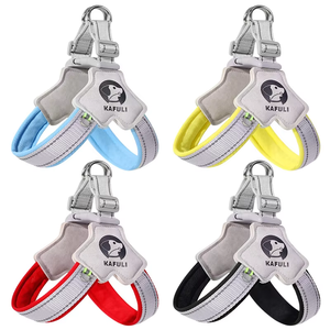 Teddy Bichon Lujo Neopreno PVC Arné<span class=keywords><strong>s</strong></span> para mascotas <span class=keywords><strong>S</strong></span>ólido a prueba de explosiones Ajustable para gatos pequeños Perros Transpirable para caminar con perros - Product Image 5