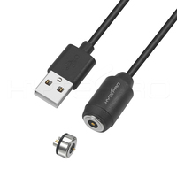 Cable de Carga Magnético HYTEPRO M545 con 2 Pines Pogo, 6A 5 a 24V USB A para Dispositivos Portátiles, Médicos, IoT y Hogar Inteligente