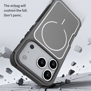 Bumper Aluminum alloy frame Replace Mobile Phone case for iPhone 17Pro 17 Pro Max Replaceable panel Magnet Assembly Back Cover - Product Image 4