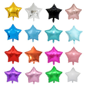 Globo Metálico Brillante <span class=keywords><strong>de</strong></span> 18 Pulgadas en Forma <span class=keywords><strong>de</strong></span> Estrella <span class=keywords><strong>de</strong></span> Cinco <span class=keywords><strong>Puntas</strong></span>, Color Plateado, para Decoración <span class=keywords><strong>de</strong></span> Fiestas <span class=keywords><strong>de</strong></span> San Valentín y Bodas - Product Image 1