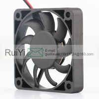 Original Taiwan ADDA 12V 24V 48V DC 5V 0.28A AC EC 6010 60X60X10MM 6CM 2 fils Ultra-mince CPU basse vitesse AD0605LB-GA0 ventilateur de refroidissement