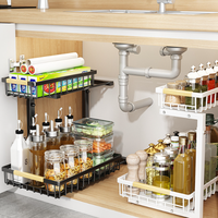 Meilleur prix : Organisateur coulissant pour casseroles, poêles, armoires de cuisine, armoires à pharmacie, armoires à épices, armoires de rangement pour vêtements de chambre