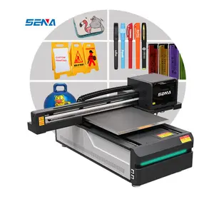 High Speed Eco Friendly Digital 6090 A1 Size LED Inkjet Flatbed UV Printer for Customize Acrylic Phone Case PVC Card Pen Golf