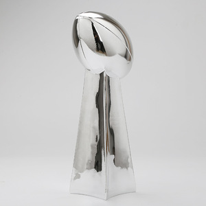 Trofeo de competición deportiva de cuenco de fútbol americano grabable suministrado por el fabricante para decoración de sala de estar deportes creativos - Product Image 4