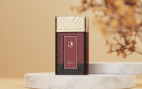 Flacon de parfum carré de luxe 100 ml avec pulvérisateur personnalisé, emballage en verre avec boîte, usine OEM ODM, parfum vide estampé à chaud
