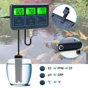 Monitor de Calidad del Agua WiFi 7 en 1 YAGO con Aplicación Tuya, Medidor Digital de PH/ORP/EC/TDS/CF/Temperatura/Humedad Relativa para Acuario, Hidroponía, Piscina - Product Image 2