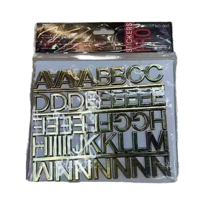 Personalizzato 3D lettere specchio adesivi da parete in resina metallo <span class=keywords><strong>alfabeto</strong></span> per la decorazione della casa di nozze Logo con nome personalizzato 'lettere d'amore' - Product Image 4