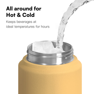 ขวดน้ำกีฬากลางแจ้ง Hong Ling ขวดน้ำเก็บความร้อนสแตนเลสพร้อมฝาปิดสำหรับดื่มโดยตรง ขายส่ง - Product Image 4