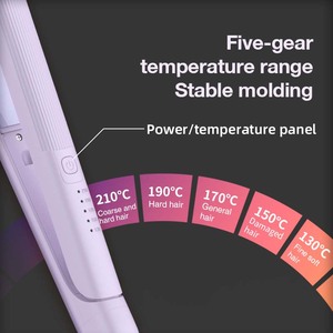 Plancha de cerámica 2 en 1 TAHATH, alisador de cabello para un cabello sedoso y suave, para todo tipo de cabello, peine alisador - Product Image 3