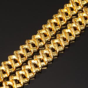 Nuovo 12 millimetri In Lega di Zinco Con Strass Bracciale Ghiacciato Fuori Miami Catena di Collegamento Del Braccialetto Alla Moda Dei Monili di Hiphop Degli Uomini di Commercio All'ingrosso - Product Image 3