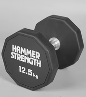 Vente en gros d'haltères en uréthane PU de haute qualité pour salle de sport kg Lbs