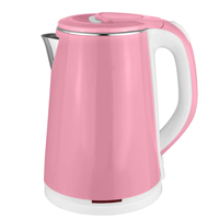 Bouilloire Électrique Sans Fil 1,8-2,0L 1500W à Chauffage Rapide en Acier Inoxydable pour la Maison