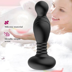 XXL Stahl Doppel-Penetration Plug Anal-Vibrator Prostata-Stimulator Massagegerät Erotikspielzeug für Männer Frauen Paare - Product Image 2
