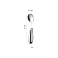 Couverts en acier inoxydable doré avec manche en plastique rose nacré de qualité alimentaire, design minimaliste, fabriqués au Guangdong pour cadeaux d'affaires