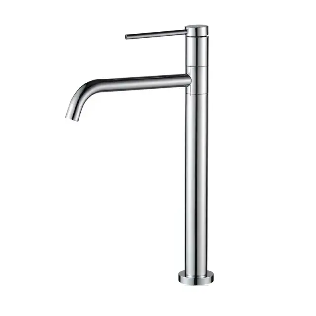 Modern Single Cold Bathroom Faucet Zinc Lavatory Sink Tap with Hot Cold Water Mixer Deck Mounted Brass Basin Faucet