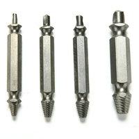4 pièces # 1- # Extracteur de vis cassées endommagées S2 Speed Out 4 x 52 mm