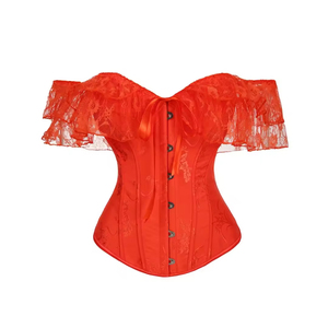 Corsetti <span class=keywords><strong>per</strong></span> Donne Bustier Overbust Gotico Punk Sexy con Spalline Taglie Forti - Product Image 1