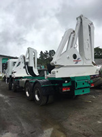 Châssis de camion CAMC 8x4 avec élévateur latéral (gauche)
