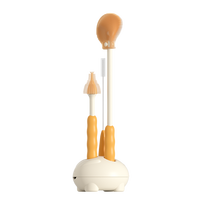 Ensemble de brosse à biberon en silicone 3 en 1 écologique pour bébés avec sèche-linge nettoyant et soin Accessoire de soins pour nourrissons de qualité supérieure