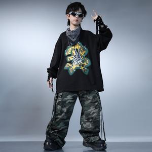 Conjunto de Baile Hip Hop Jazz Personalizado 2026 para Niños, Traje de Actuación para Niñas, Disfraz de Espectáculo de Percusión Estilo Urbano para Niños - Product Image 4