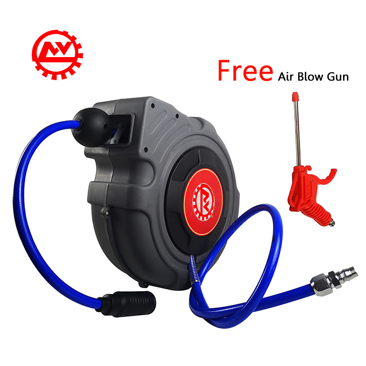 Мини Портативная Автоматическая гибкая пружина перемотки, выдвижная, настенное крепление, воздушный шланг, катушка