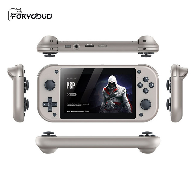 M17 Handheld Game Console 4.3 Inch Screen 64GB with 20000+ Retro Classic Gaming Player for PSP/N64/PS1 Simulator