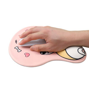 مخصص مصنع 3D أنيمي جميلة فتاة الجمال دعم المعصم لوحة ماوس الكرتون عدم الانزلاق منصات الألعاب الماوس سيليكون أنيمي لطيف فتاة - Product Image 5