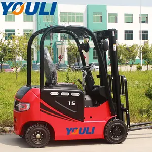 Electric Forklift 1 Ton 2 Ton 3 Ton Lithium Battery Hydraulic Manual Forklifts Electric 4 Wheels Pallet Stacker Truck