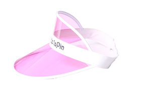 Casquette personnalisable avec logo, élastique réglable, en PVC transparent, protection UV, casquette pare-soleil - Product Image 4