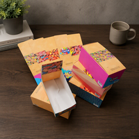 Boîtes de présentation en papier pour comptoir de vente au détail, personnalisées avec impression holographique, pour bonbons, gelées, barres chocolatées, en-cas, aliments pour bébés