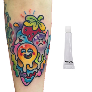 Tendances 2025 : Produits phares – Pochoirs de tatouage Eternal Ink et Pigment crème pour tatouage 79,9 % à haute rétention et longue durée Semi-PMU - Product Image 1