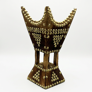 Brûleur à Bakhoor en Bois, Porte-Encens en Bois Écologique et Durable, Design Antique, Fait Main en Inde, Usage Religieux - Product Image 1