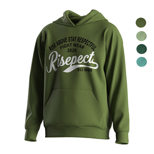 Sudadera con Capucha MMA para Hombre, Diseño 3D con Logotipo Estampado, Mezcla de Algodón, Costuras Reforzadas para Calentamiento - Product Image 1
