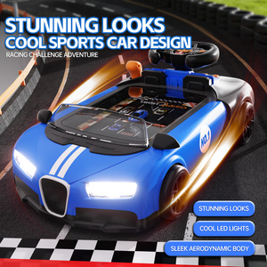Jeu d'aventure de course multifonctionnel, jouet éducatif électrique de simulation de conduite, volant de voiture interactif musical pour enfants - Product Image 4