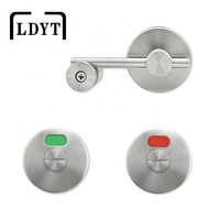 Verrou de porte en acier inoxydable pour cloisons sanitaires publiques